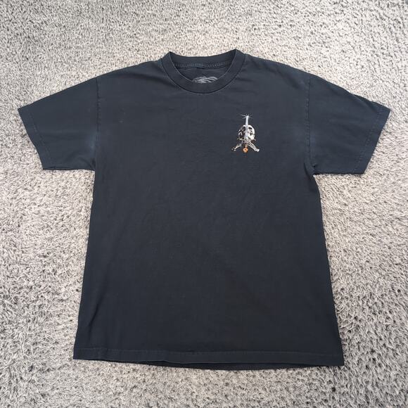 Powell Peralta Shirt Adult Large Blue Skull Skateboard Graphic Tee Casual Men - Picture 1 of 6